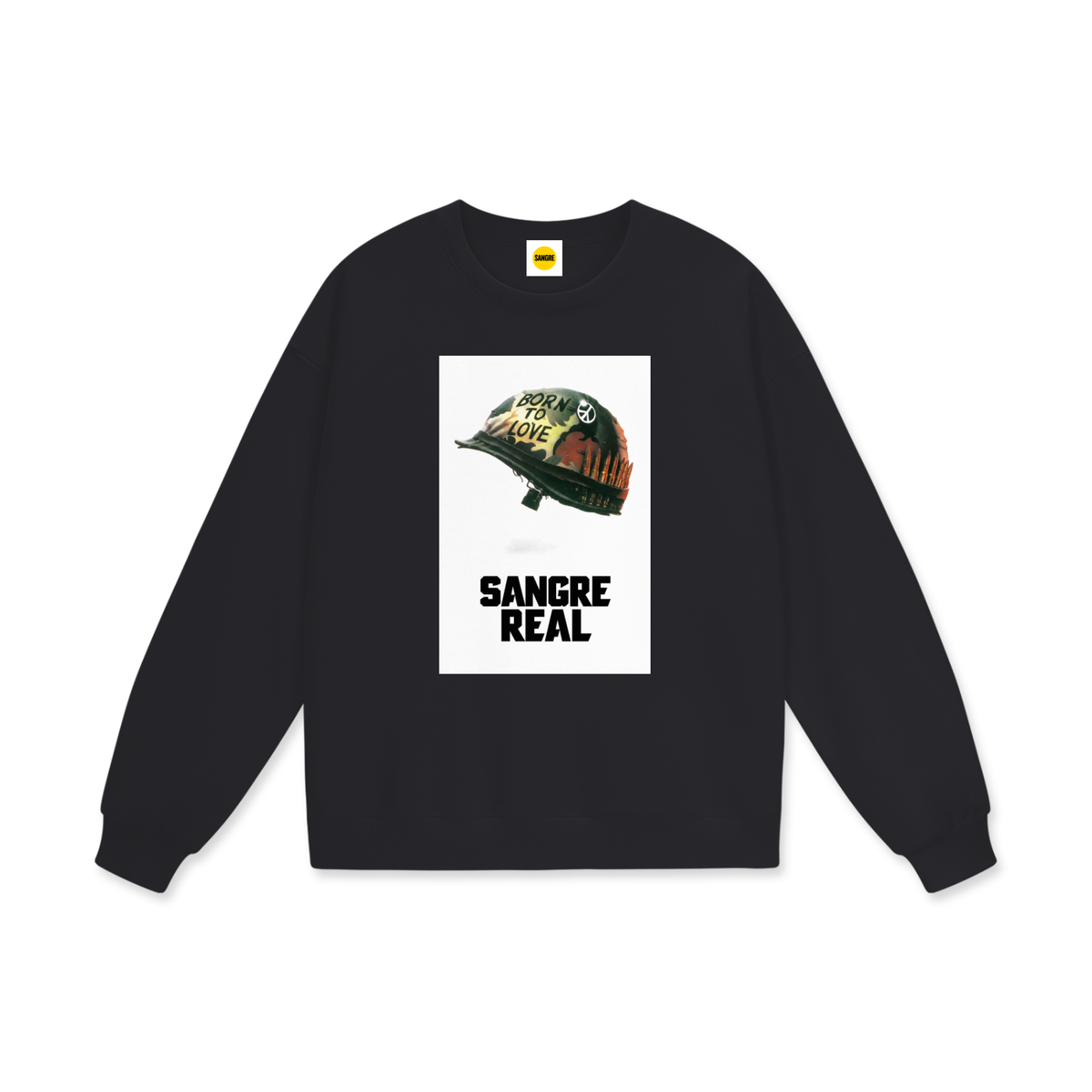 PVT Pile Crewneck