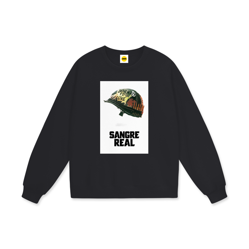 PVT Pile Crewneck