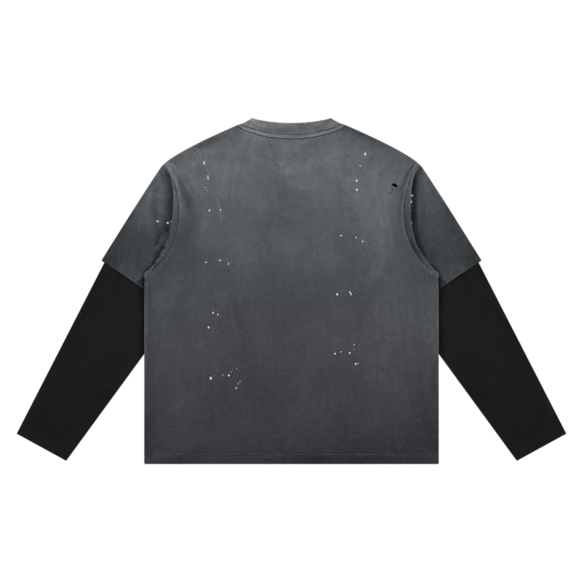 La Beaute Vintage Wash Distressed Layer T-Shirt