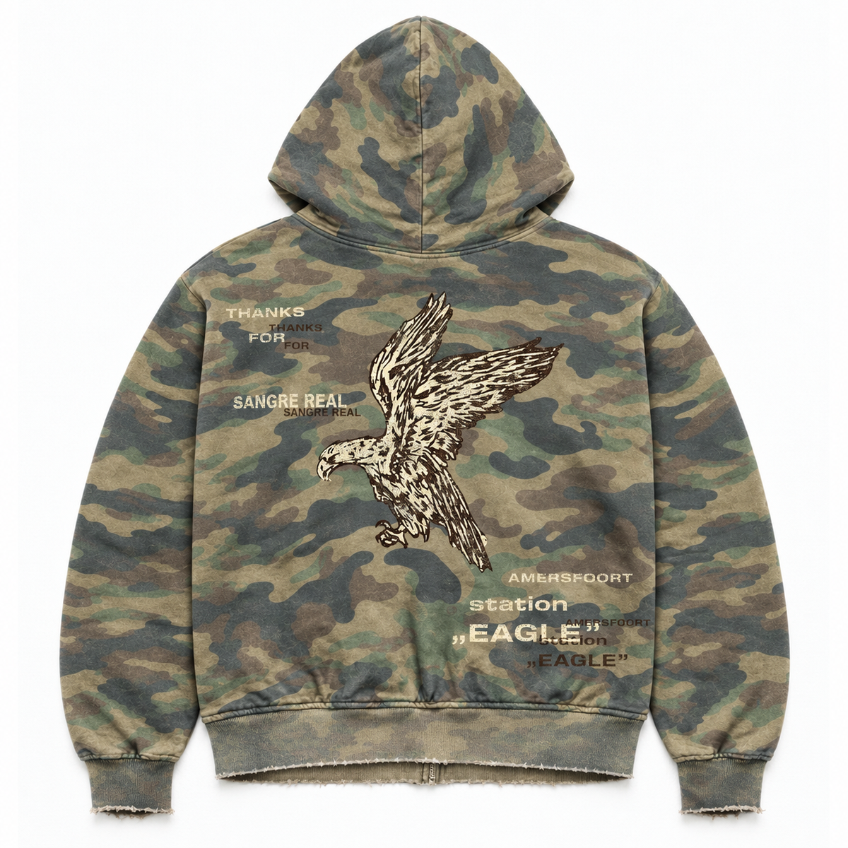 Camo Eagle Hoodie