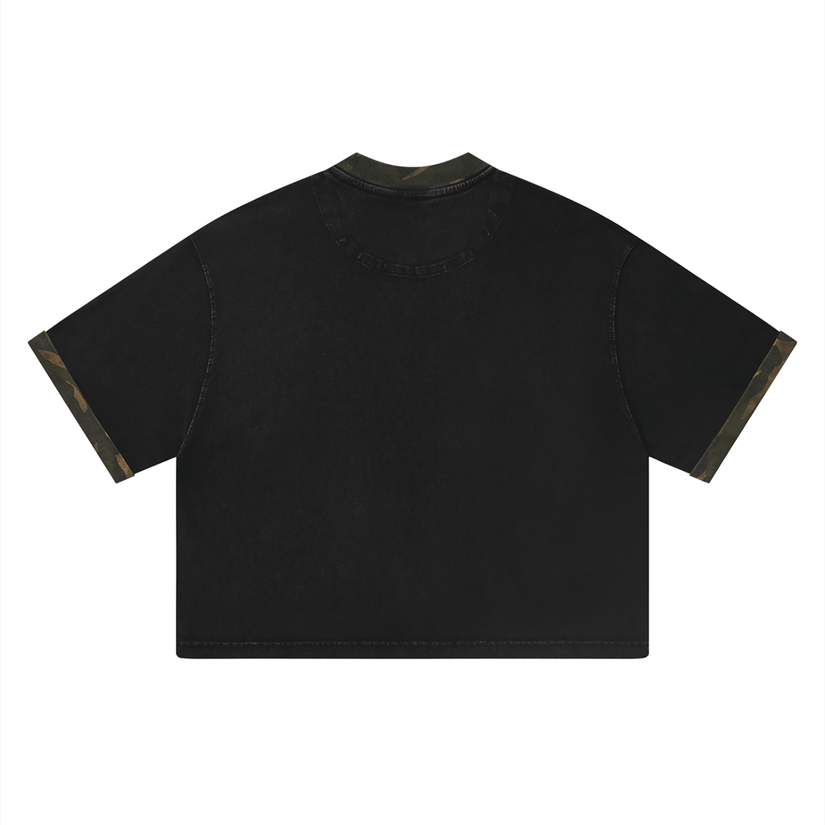 Camo Collar Bullet Pack Boxy Tee