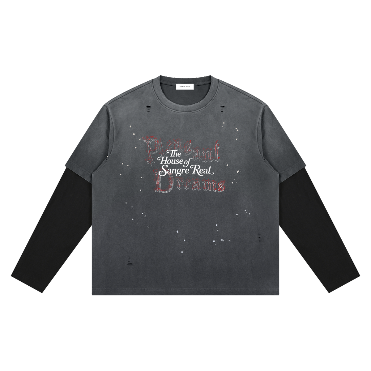 Pleasant Dreams Vintage Wash Distressed Layer T-Shirt